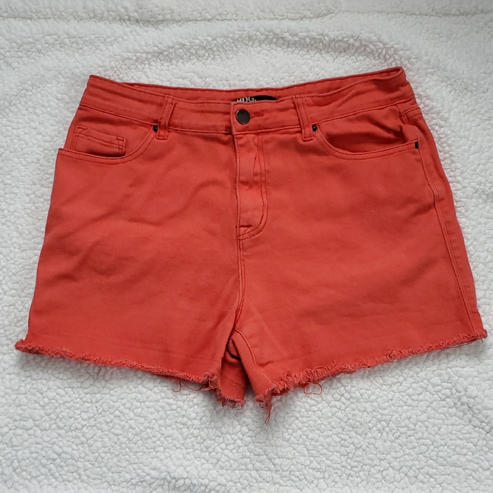 BDG Colored Coral Denim High Rise Jean Shorts Size 32